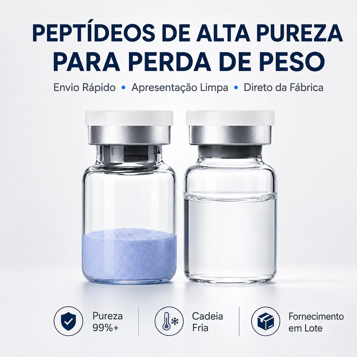 Detalhes de peptídeos de alta pureza